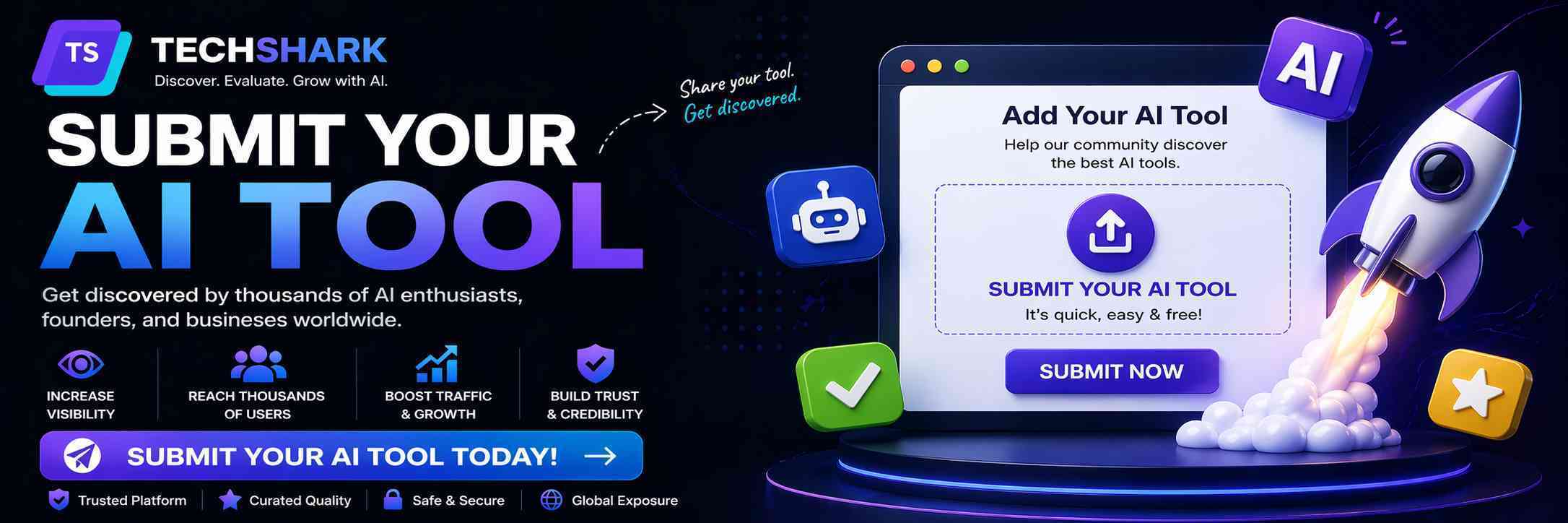 Submit AI Tool at Techshark