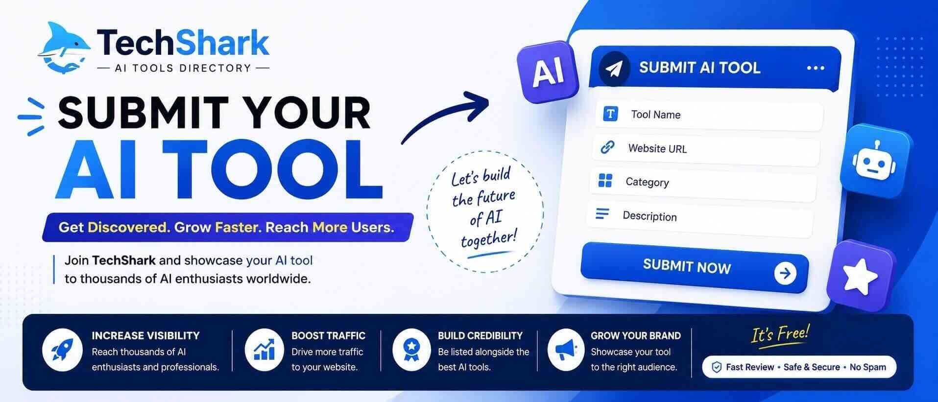 Submit AI Tool at Techshark