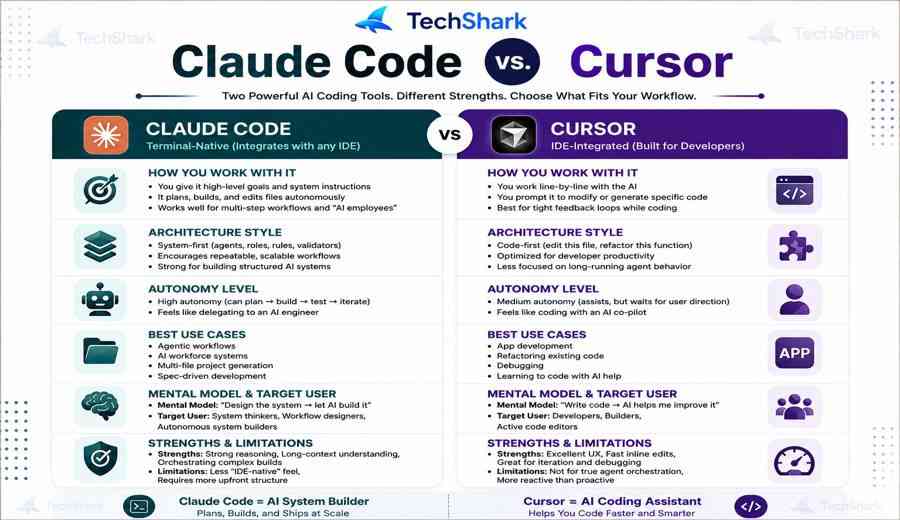 Claude code vs cursor