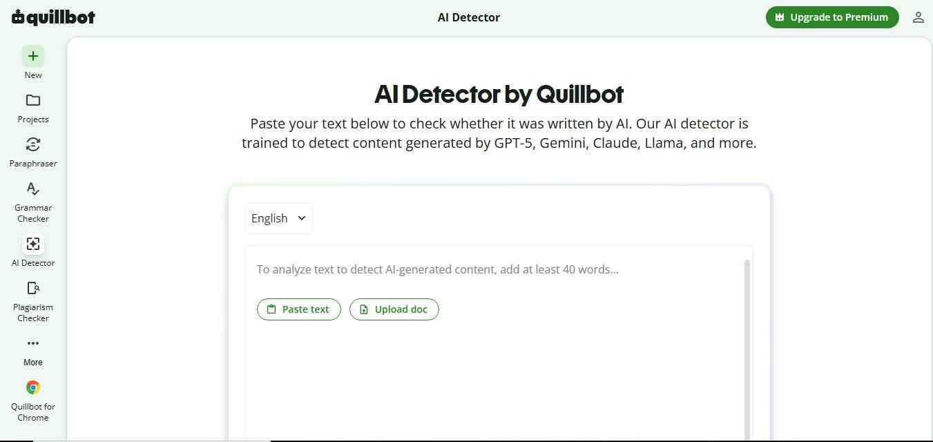 QuillBot AI Detector